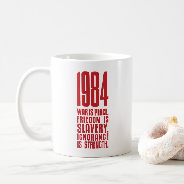 CANECA DE CAFÉ 1984 (Com Donut)