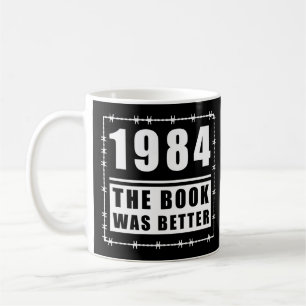 Caneca De Café 1984 O Livro Era Melhor