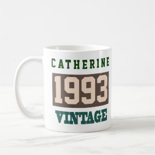 Caneca De Café 1993 Ano de Nascimento - Celebração de Aniversário