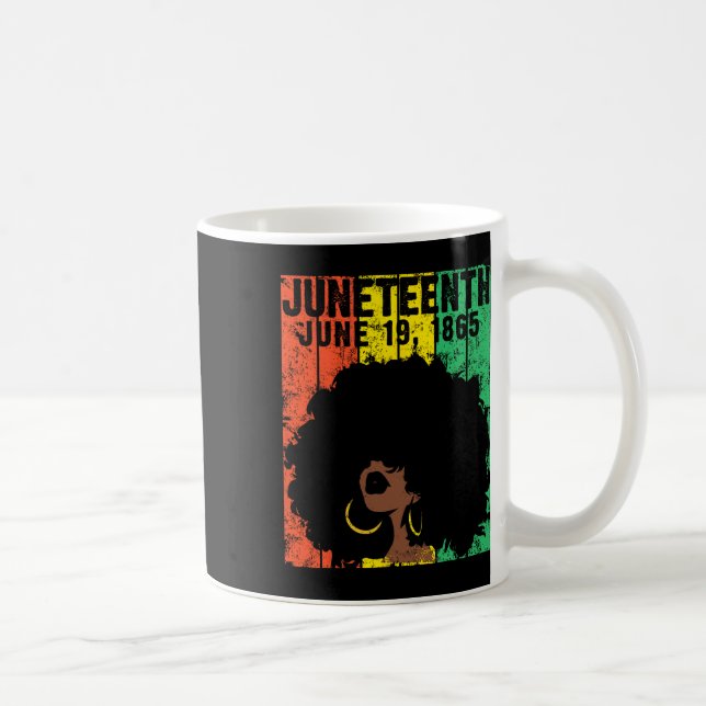 Caneca De Café 19 de junho de 1865 Ancestrais Afro-Americanos (Direita)