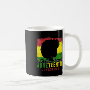 Caneca De Café 19 de junho Mulheres Independentes Afro Girl
