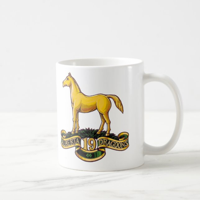 Caneca De Café 19o Dragoons de Alberta (Direita)