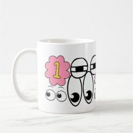 Caneca De Café 1,2,3 Todos os Olhos em Mim, Professora Mug