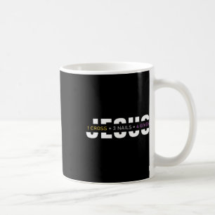 Caneca De Café 1 Cruz 3 Unhas 4 Dado Dia Páscoa Jesus Cristão