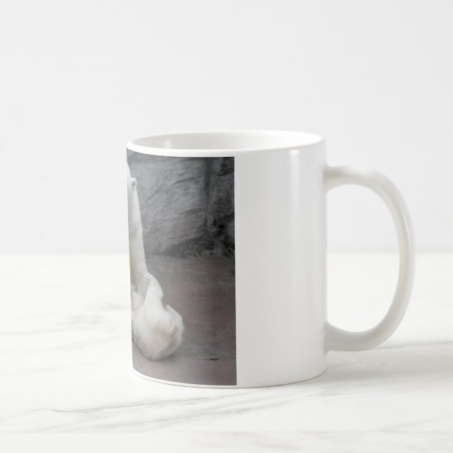 Caneca De Café 1) Cubos de urso polar (Direita)
