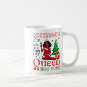 Caneca De Café 1 de dezembro Neste Dia Uma Rainha Nasceu Feliz Me