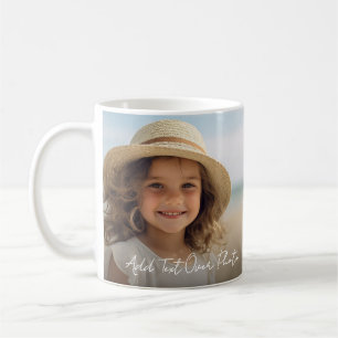 Caneca De Café 1 Foto e Texto Completo - Mesma Foto em Ambos os L