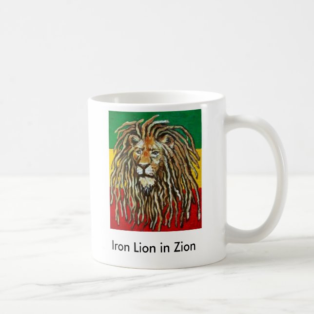 Caneca De Café 1, leão do ferro em Zion (Direita)