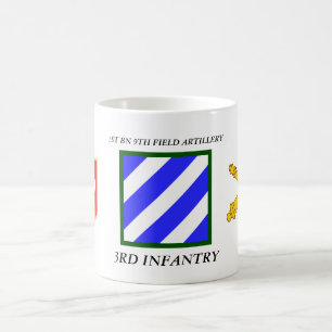 CANECA DE CAFÉ 1RUA BN 9.º CAMPO ARTILLERY 3.º DIVISÃO DE INF