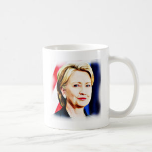 Caneca De Café 1rua Presidente Hillary Clinton 2016