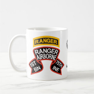 Caneca De Café 1rua Ranger Battalion antigo style scroll com tabu