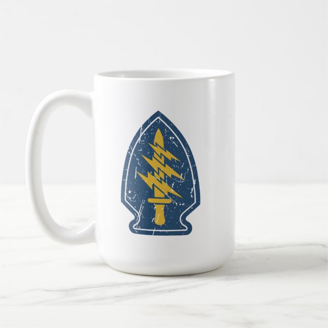 Caneca De Café 1st Special Forces Command (Airborne). (Esquerda)