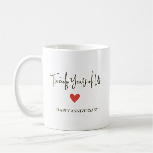 Caneca De Café 20º Aniversário – Vinte Anos de Nós