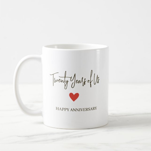 Caneca De Café 20º Aniversário – Vinte Anos de Nós (Esquerda)