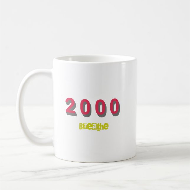 Caneca De Café 2000 Top Música, Respire (Esquerda)