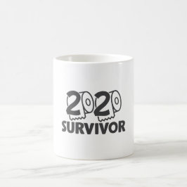 Caneca De Café 2020 Sobrevivente Funny Coronavirus Meme