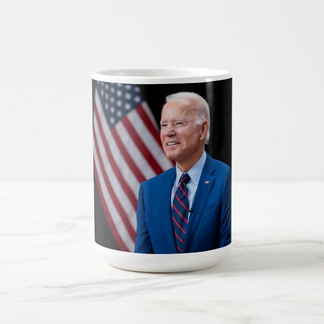 Caneca De Café 2021 Joe Biden Presidente dos EUA Retrato (Centro)