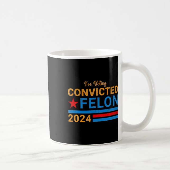 Caneca De Café 2024 condenado Felon14 (Direita)