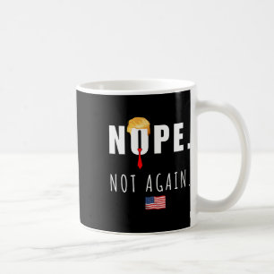 Caneca De Café 2024 Não Mais Eleições Anti-Trump Americanas