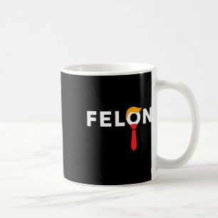 Caneca De Café 2024 O Favorito da América Condenado por Felonia M