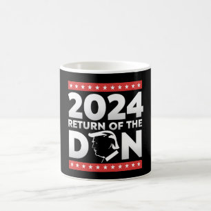 Caneca De Café 2024 Retorno do Don Trump 45 47 Presidente dos EUA