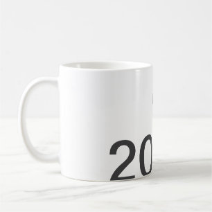Caneca De Café 2026 2027 2028 nome título aqui ano letra negrito