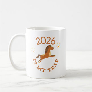 Caneca De Café 2026 Is My Year Cute Year of the Horse