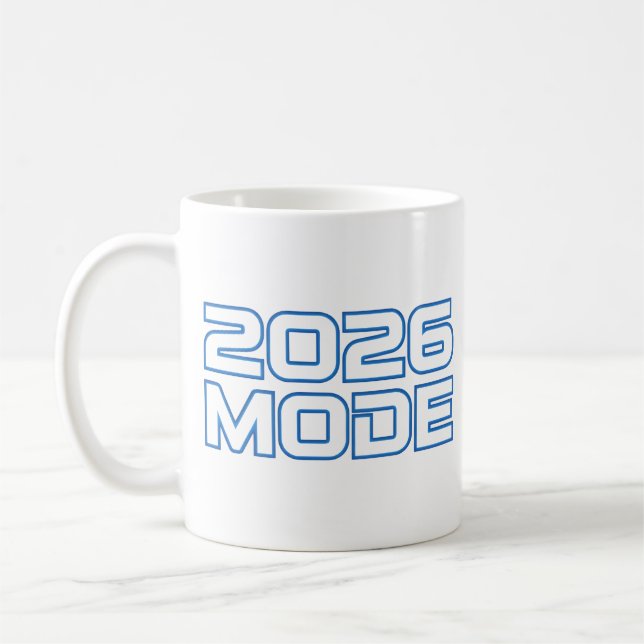 Caneca De Café 2026 Mode Futuristic Neon Mug (Esquerda)