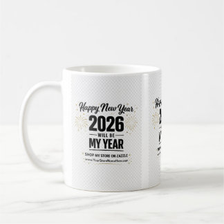 Caneca De Café 2026 New Year Greeting Card