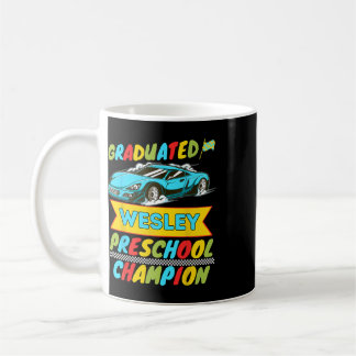 Caneca De Café 2026 Wesley Último Dia Personalizado de Pré-Escola