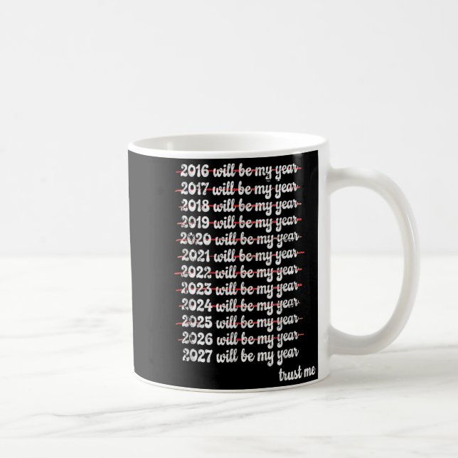 Caneca De Café 2027 Will Be My Year Procrastination New Year Reso (Direita)
