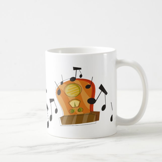 Caneca De Café 20 de agosto, dia de rádio nacional (Direita)
