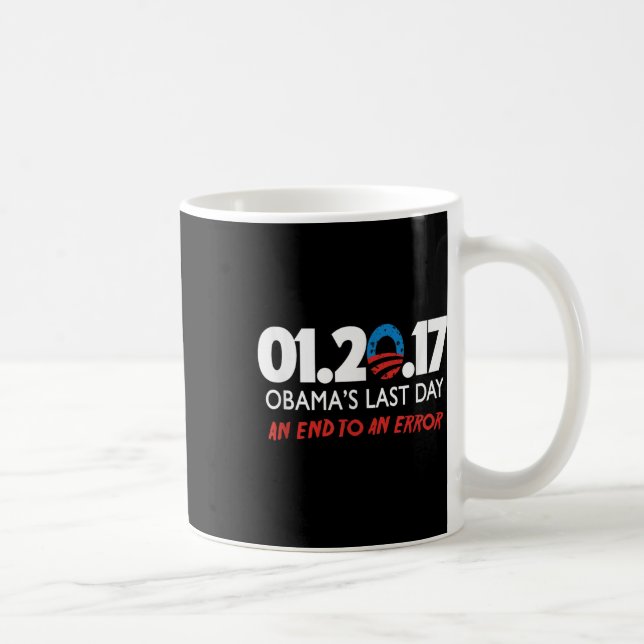 Caneca De Café 20 de janeiro de 2017 Obamas no último dia (Direita)