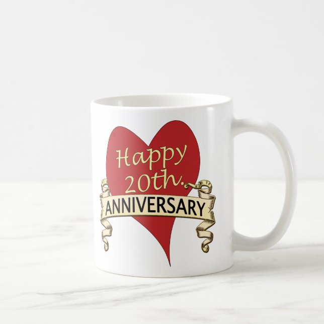 Caneca De Café 20o. Anniversar (Direita)