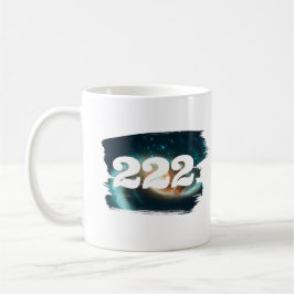 Caneca De Café 222 Manifestação Universe Angel Number Galaxy