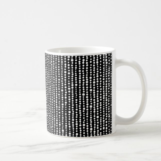 Caneca De Café 230216 - White on Black (Branco) (Direita)