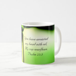 Caneca De Café 23:5 do salmo você anointed minha cabeça com ól