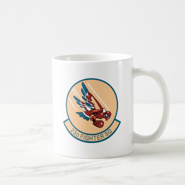 Caneca De Café 23d Esquadrão de lutador (Direita)