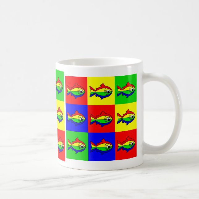 Caneca De Café 24 Oncor Hynchus Mykiss - 24 Trutas Raibow (Direita)