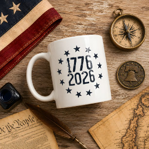 Caneca De Café 250º aniversário américa 1776-2026 liberdade