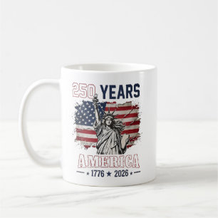 Caneca De Café 250º Aniversário da América 1776-2026