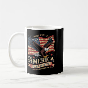 Caneca De Café 250º Aniversário Da América EUA Est 1776
