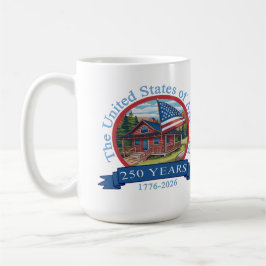 Caneca De Café 250º aniversário dos Estados Unidos