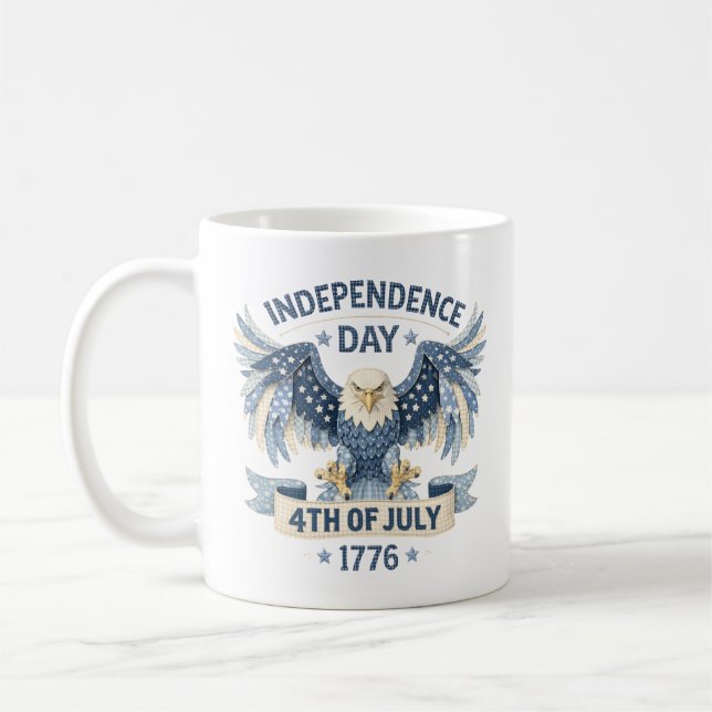 Caneca De Café 250º Dia da Independência 1776 (Esquerda)