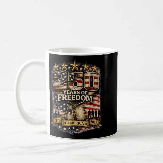 Caneca De Café 250 América Liberdade 4 de Julho (Esquerda)