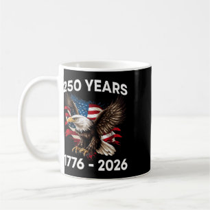 Caneca De Café 250 Aniversário EUA Águia Patriótica 250º Independ
