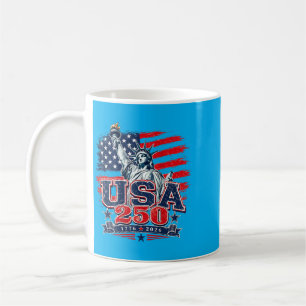 Caneca De Café 250 Anos 1776-2026 250º Aniversário 4 De Julho