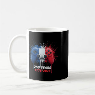 Caneca De Café 250 Anos 1776-2026 250º Aniversário Jogos Jogador