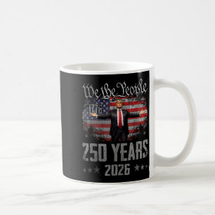 Caneca De Café 250 Anos 1776-2026 250º Trump Americano Vintage 4