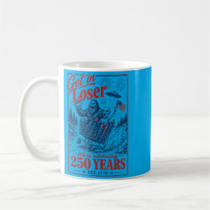 Caneca De Café 250 Anos 250º Aniversário EUA 4 de Julho Pé Grande